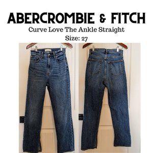 Abercrombie & Fitch High Rise Curve Love Jeans